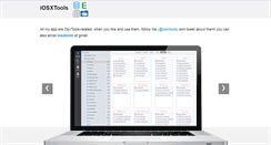 Desktop Screenshot of iosxtools.com